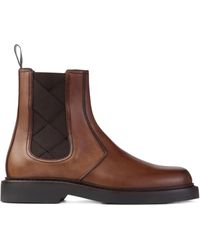 Jimmy Choo - Reggie Chelsea Leather Boots - Lyst