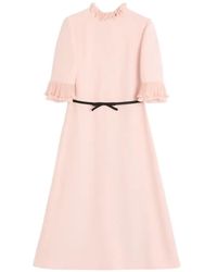 Valentino Garavani - Cady Couture Midi Dress - Lyst