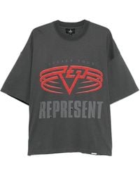 Represent - T-Shirt mit Logo-Print - Lyst