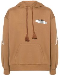 Al Ain - Graphic-Print Cotton Hoodie - Lyst