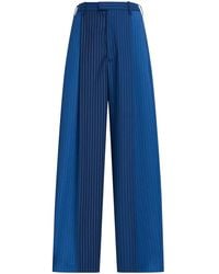 Marni - Pinstriped Straight-Leg Trousers - Lyst