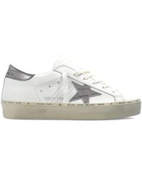 Golden Goose - Hi Star Leather Sneakers - Lyst