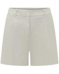 Calvin Klein - Pleated Shorts - Lyst