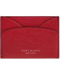 Tory Burch - Romy Leather Card Holder - Lyst