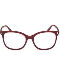 Tom Ford - Hinge-Detail Round Glasses - Lyst