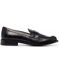 SCAROSSO - Harper Leather Penny Loafers - Lyst