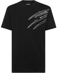 Philipp Plein - Scratch-Print T-Shirt - Lyst