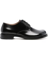 Loewe - Lace-up Leather Derby Shoes - Lyst