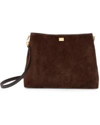 Dolce & Gabbana - Large Vittoria Suede Cross Body Bag - Lyst