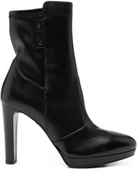 Nero Giardini - Platform Leather Ankle Boots - Lyst