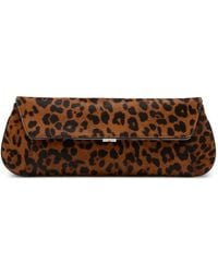 AMINA MUADDI - Leopard-Printed Clutch Bag - Lyst