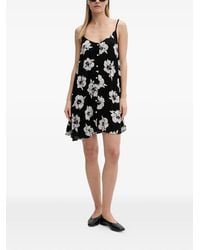 Rip Curl - Robe Courte Party Pack Boutonnée À Fleurs - Lyst