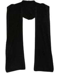 Patrizia Pepe - Hooded Knit Scarf - Lyst