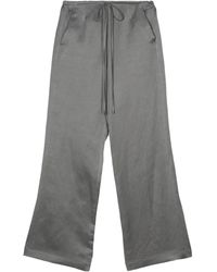 Alysi - Pantalones anchos con detalle de abertura - Lyst