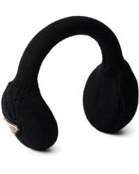 Prada - Wool Earmuffs - Lyst
