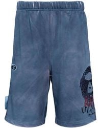 Aape By A Bathing Ape - Logo-Embroidered Track Shorts - Lyst