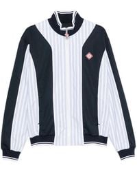 CASABLANCA - Pinstripe-Pattern Panelled Jacket - Lyst