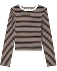Izzue - Striped Long-Sleeve T-Shirt - Lyst