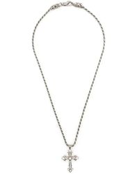 Emanuele Bicocchi - Fleury Cross-Pendant Necklace - Lyst