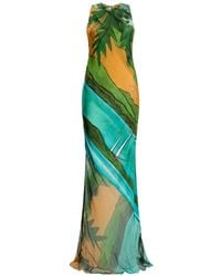 Donde Esteban - Magdalena Silk Long Dress - Lyst