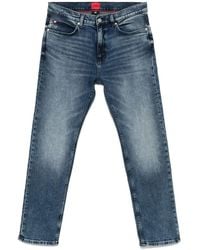 HUGO - Slim-Cut Jeans - Lyst
