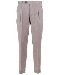 Berwich - Retrolong Pleated Tailored Trousers - Lyst