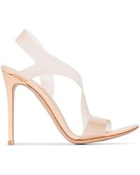 Gianvito Rossi - Nude Metropolis 115 Sandals - Lyst