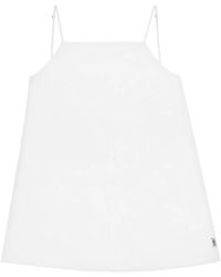 MM6 by Maison Margiela - V-Back Cotton Top - Lyst