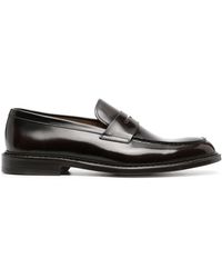 Doucal's - Flat Leather Loafers - Lyst