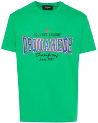 DSquared² - College League Cotton T-shirt - Lyst
