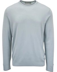 Canali - Pull À Poignets Nervurés - Lyst