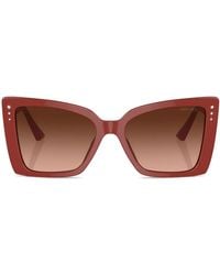 Jimmy Choo - Rectangle-Frame Sunglasses - Lyst