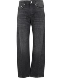 Department 5 - Jeans Met Vervaagd Effect En Patchwork - Lyst