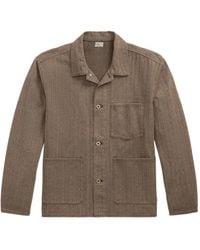 RRL - ピンストライプ シャツジャケット - Lyst