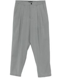 Low Brand - Pleated Elasticated-Waist Trousers - Lyst