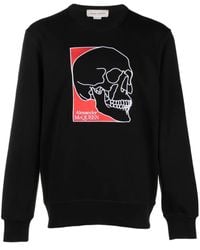 McQueen - Regular Fit Logo Sweatshirt - Lyst