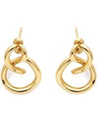 Yoj - Pendientes De Aro De X Charlotte - Lyst
