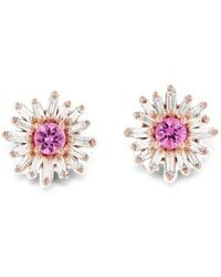 Suzanne Kalan - Sapphire And Diamond Earrings - Lyst