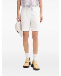 Marc O' Polo - Button-Fastening Belt-Loops Shorts - Lyst