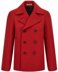 AURALEE - Double-Breasted Jacket - Lyst
