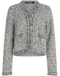 KARL LAGERFELD - Bouclé-Knit Cardigan - Lyst