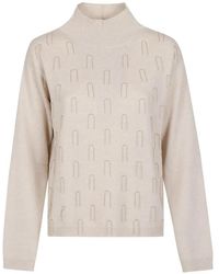 Fabiana Filippi - Bead-Embellished High-Neck Sweater - Lyst