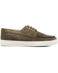 Stuart Weitzman - Derby-Schuhe Aus Wildleder - Lyst