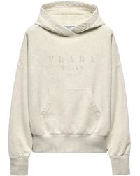 Prada - Sudadera con tejido jersey y capucha - Lyst