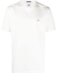 C.P. Company - T-Shirt mit Logo-Patch - Lyst