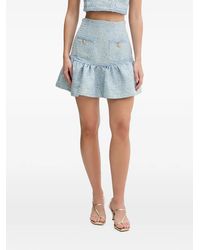 Bardot - Elina Pocket Ruffled Mini Skirt - Lyst