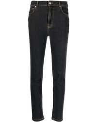 Moschino Jeans - High-rise Skinny-cut Jeans - Lyst