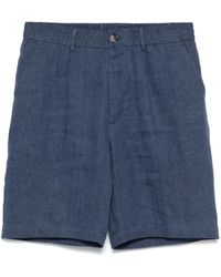 Brunello Cucinelli - Bermudas de lino - Lyst