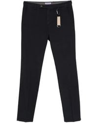 Manuel Ritz - Micro-Texture Slim-Fit Trousers - Lyst