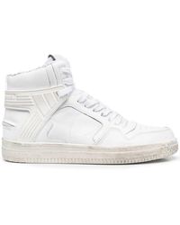 Philippe Model - Baskets En Cuir À Empiècements - Lyst
